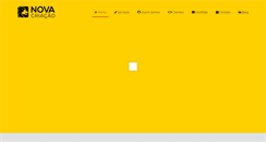 Desktop Screenshot of novacriacao.com
