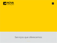 Tablet Screenshot of novacriacao.com
